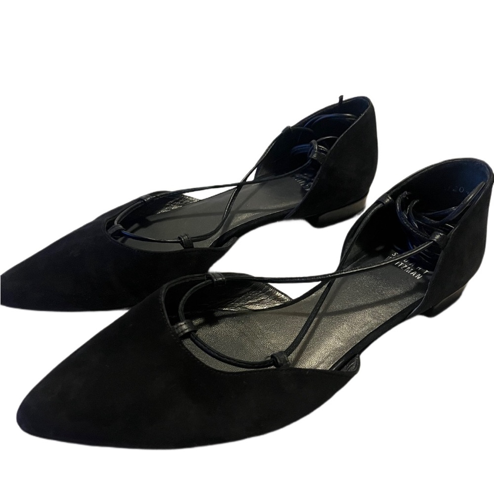 Stuart weitzman ballet flat pointed toe excellent condition size 9.5